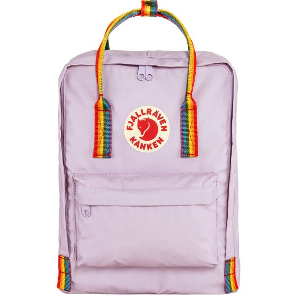 Fjällräven Kånken Rainbow Pastel Lavender-Rainbow