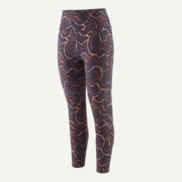Patagonia W’s Maipo 7/8 Stash Tights Currents: Smolder Blue