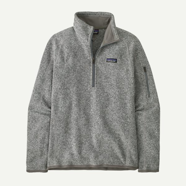 Patagonia W’s Better Sweater 1/4 Zip Birch White