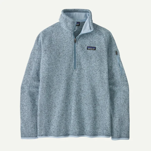 Patagonia W’s Better Sweater 1/4 Zip Fleck Blue