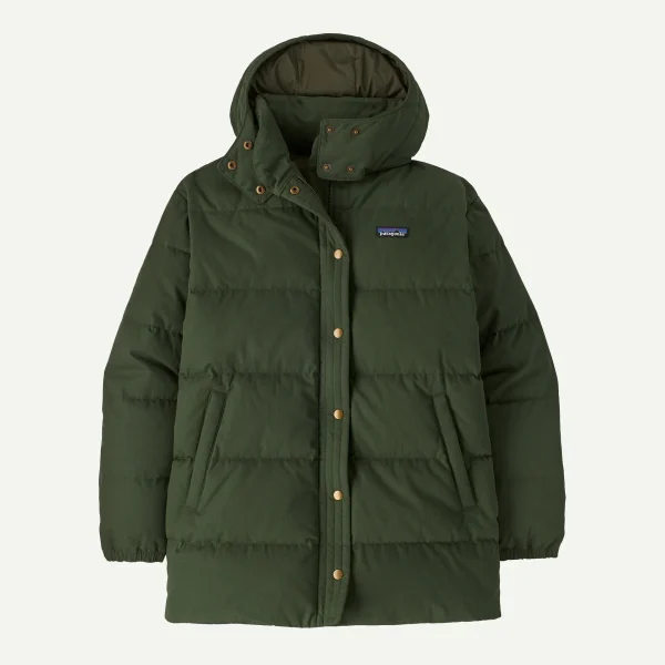 Patagonia W’s Cotton Down Parka Torrey Pine Green